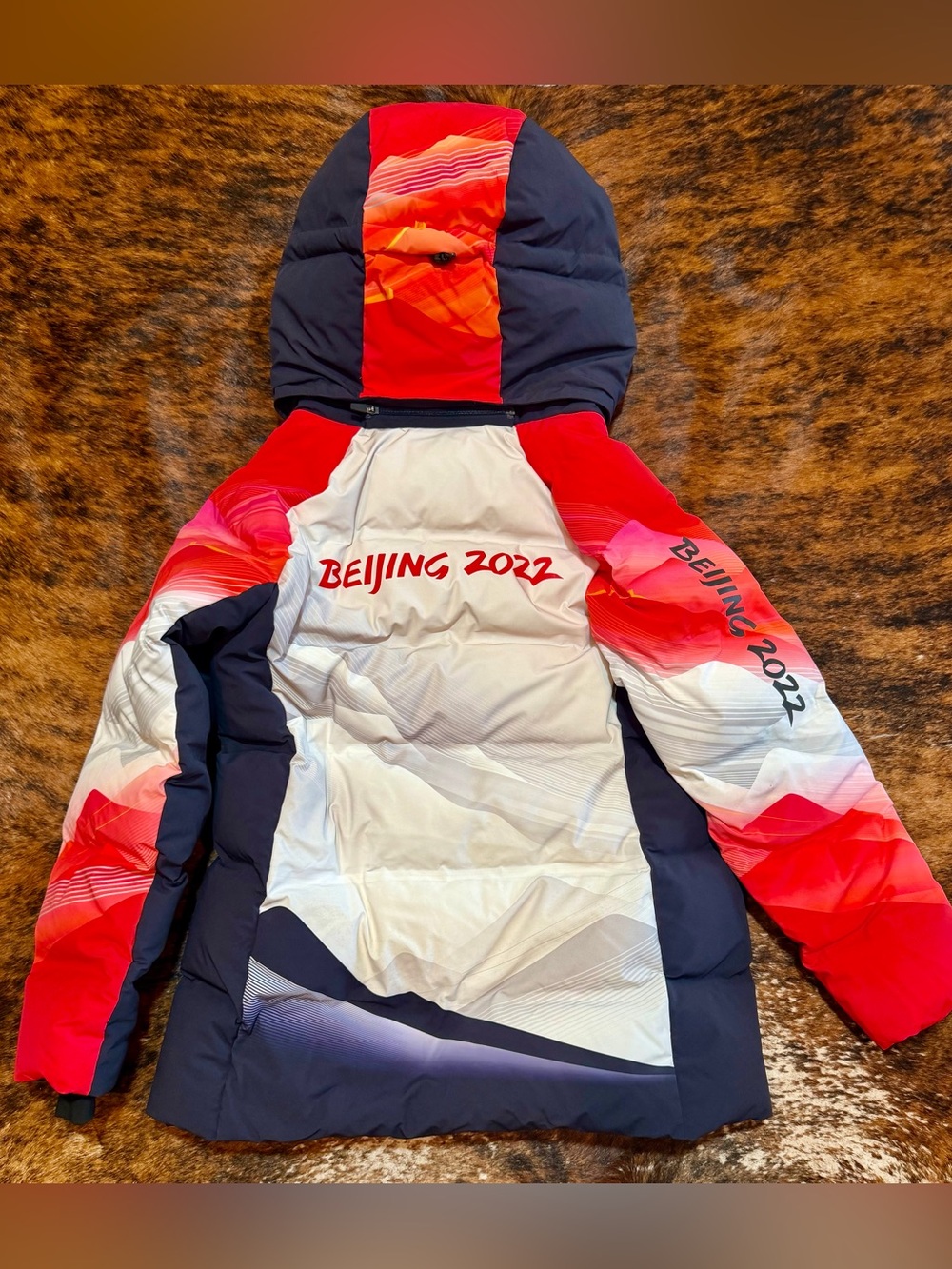 Beijing 2022 Winter Olympic’s Official Puffer Parka Jacket  Sz L -ANTA SPORTS